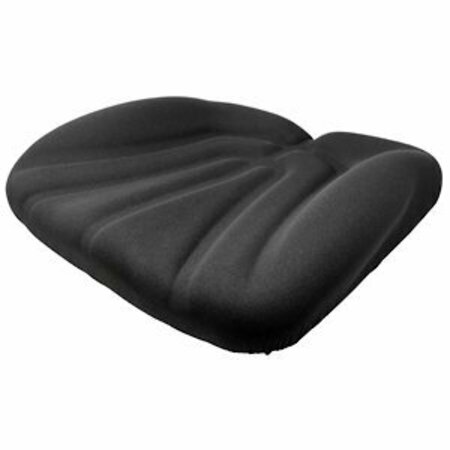 A & I PRODUCTS Bottom Cushion, F10, Black Cloth 24" x24" x4" A-F10BTCL2
